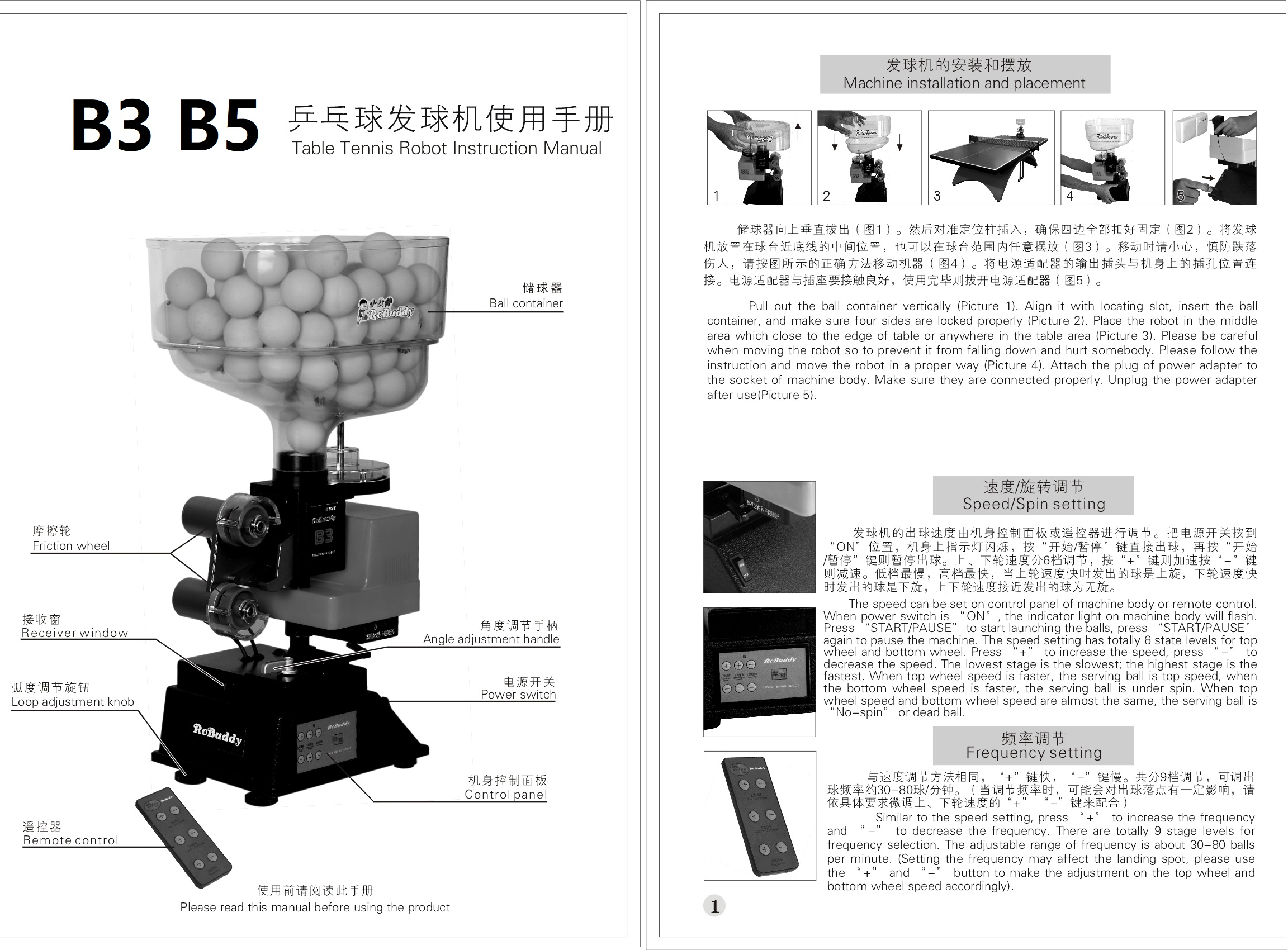 B3 B5